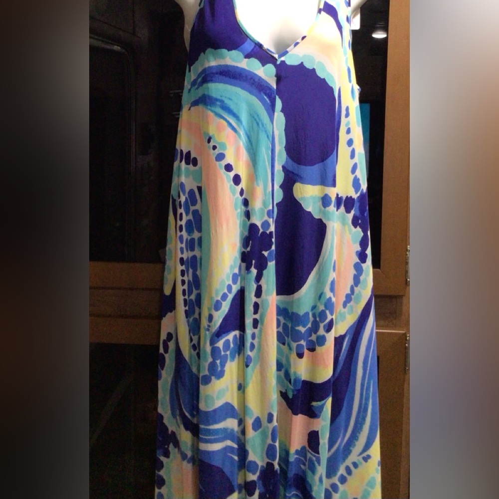 Lily Pulitzer long silky dress